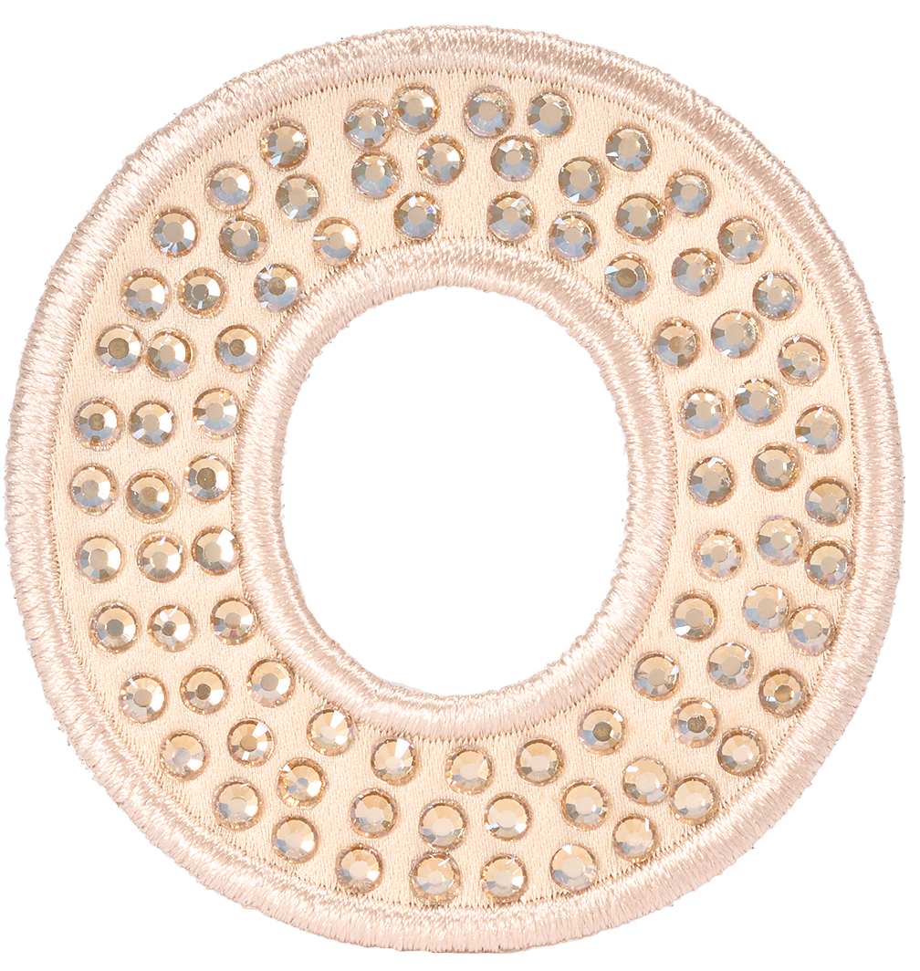 Sand Sparkle Letter Patch