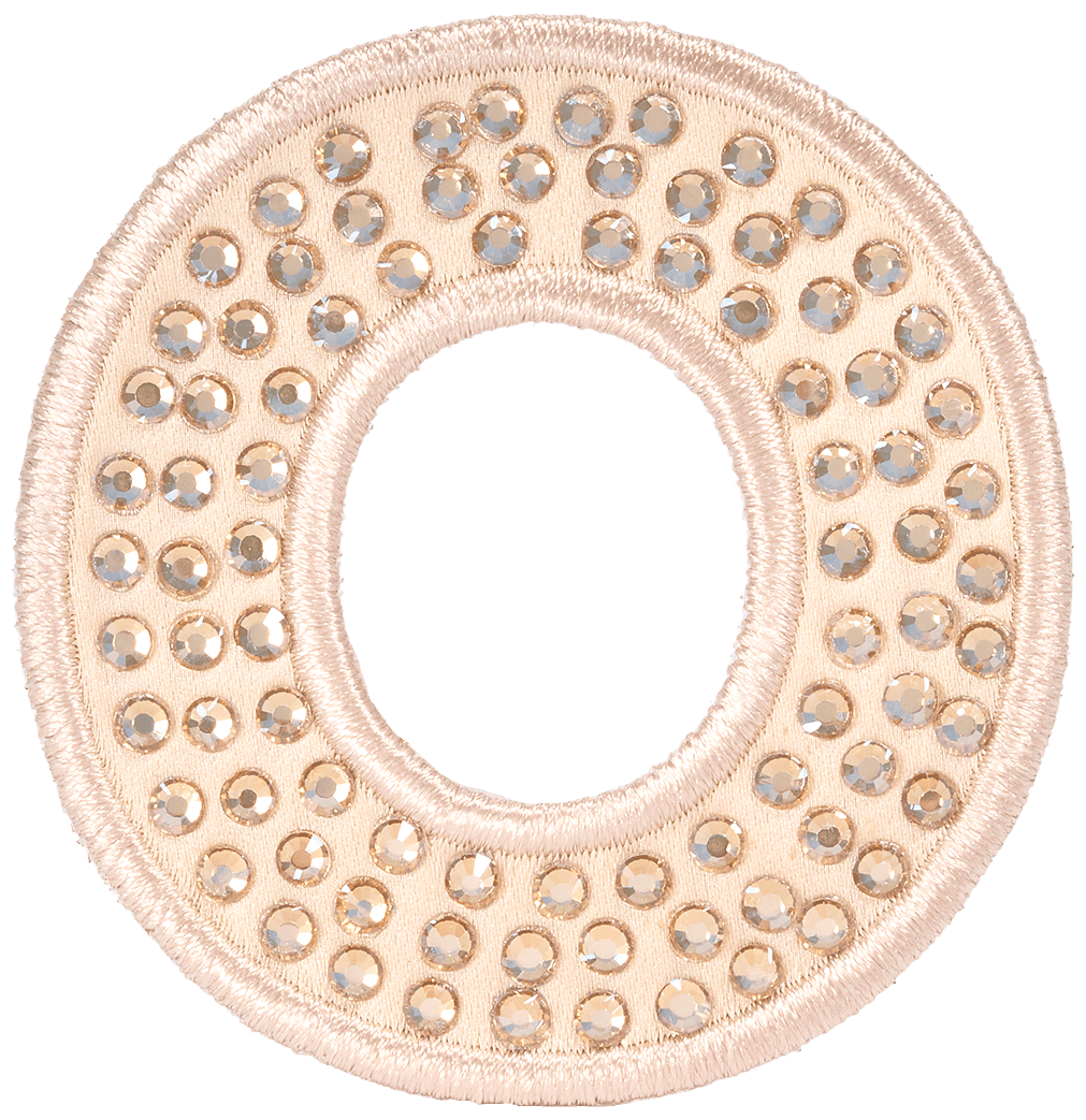 Sand Sparkle Letter Patch