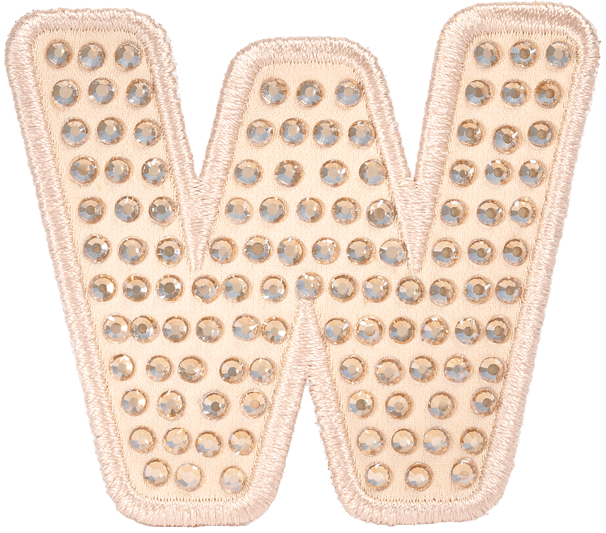Sand Sparkle Letter Patch