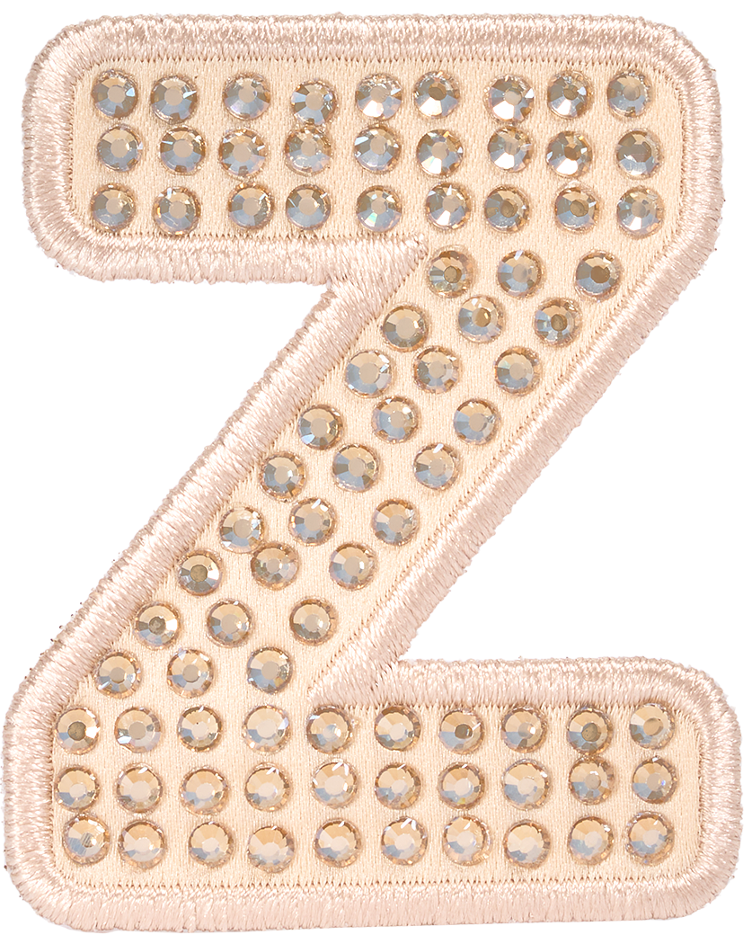 Sand Sparkle Letter Patch
