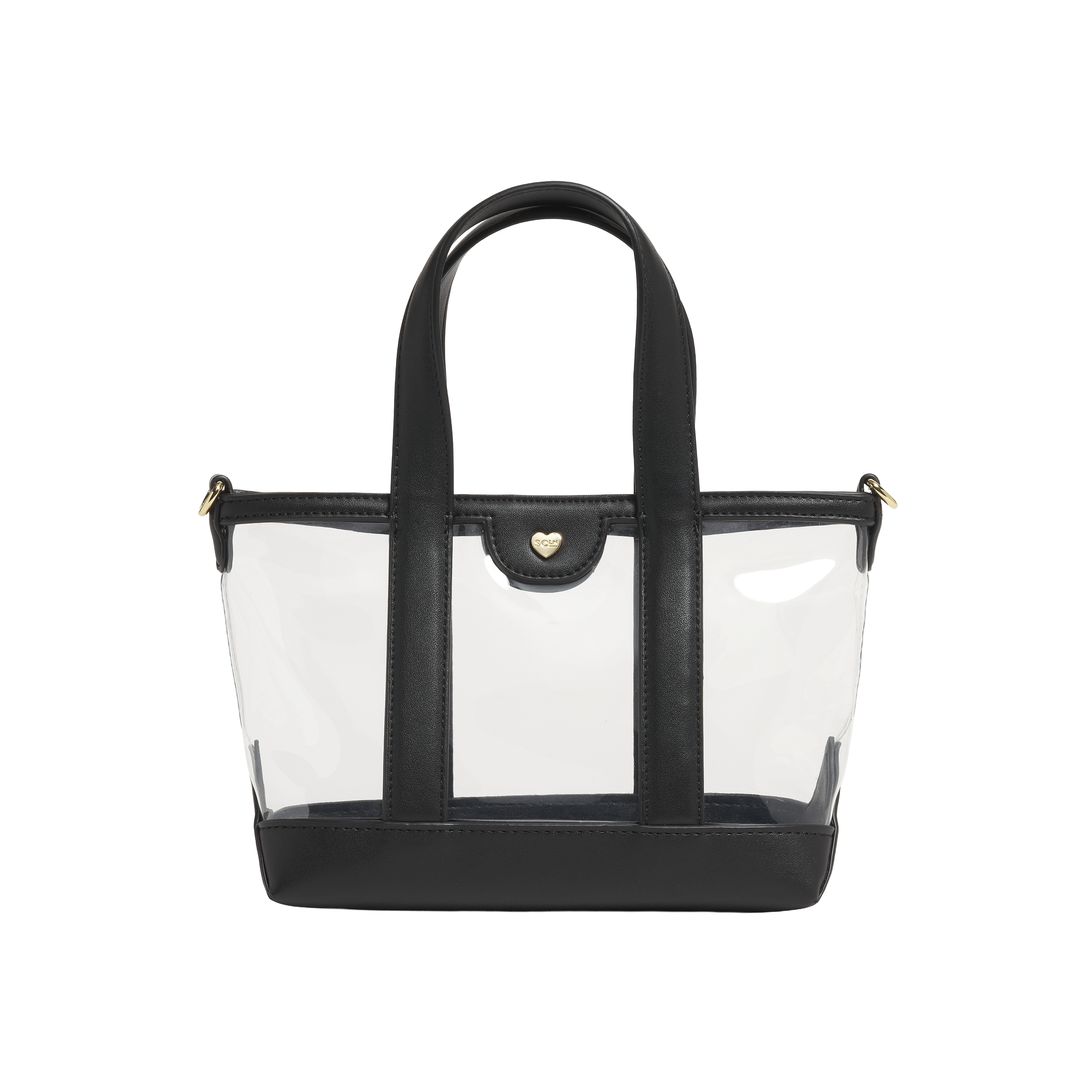 Clear Mini Tote Crossbody Bag