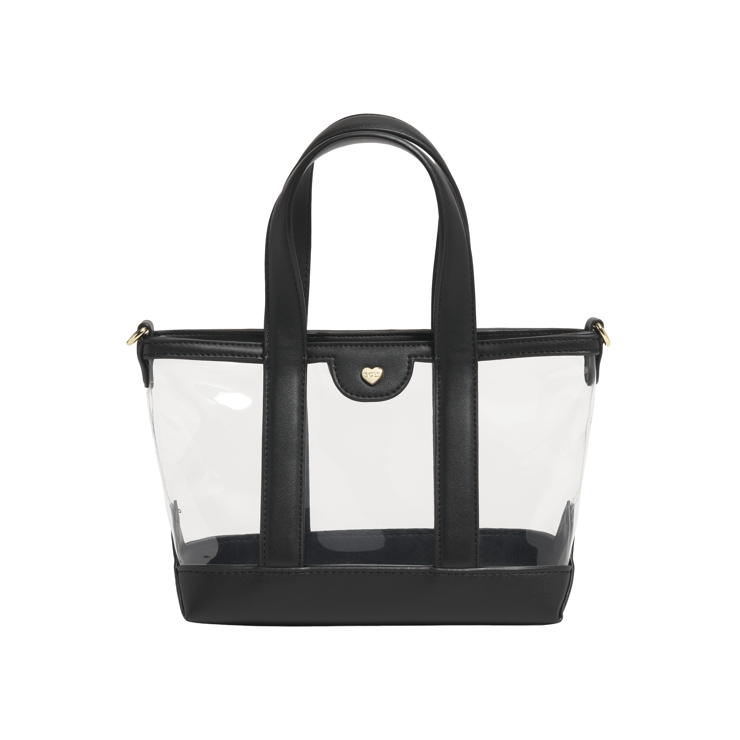 Clear Mini Tote Crossbody Bag