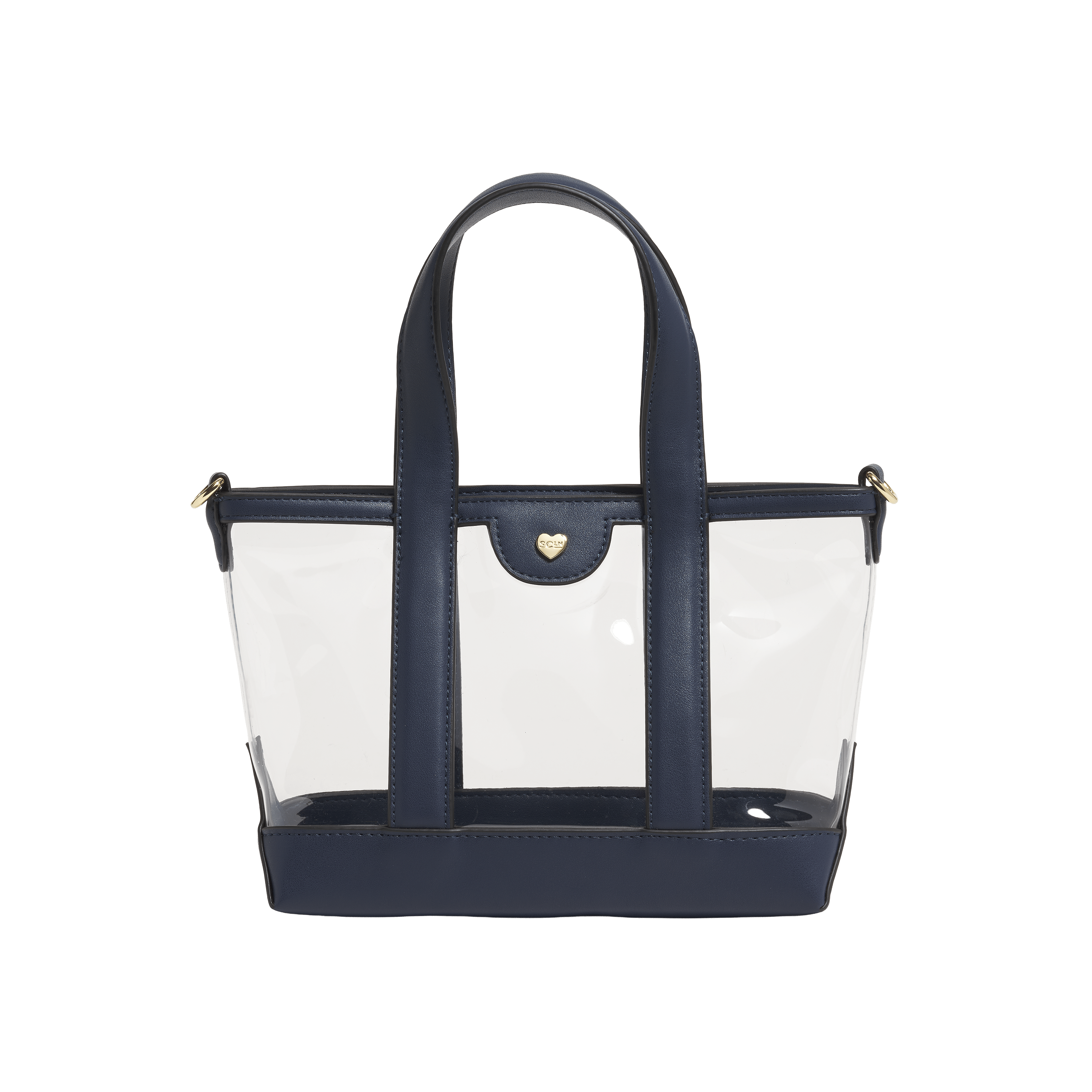 Clear Mini Tote Crossbody Bag