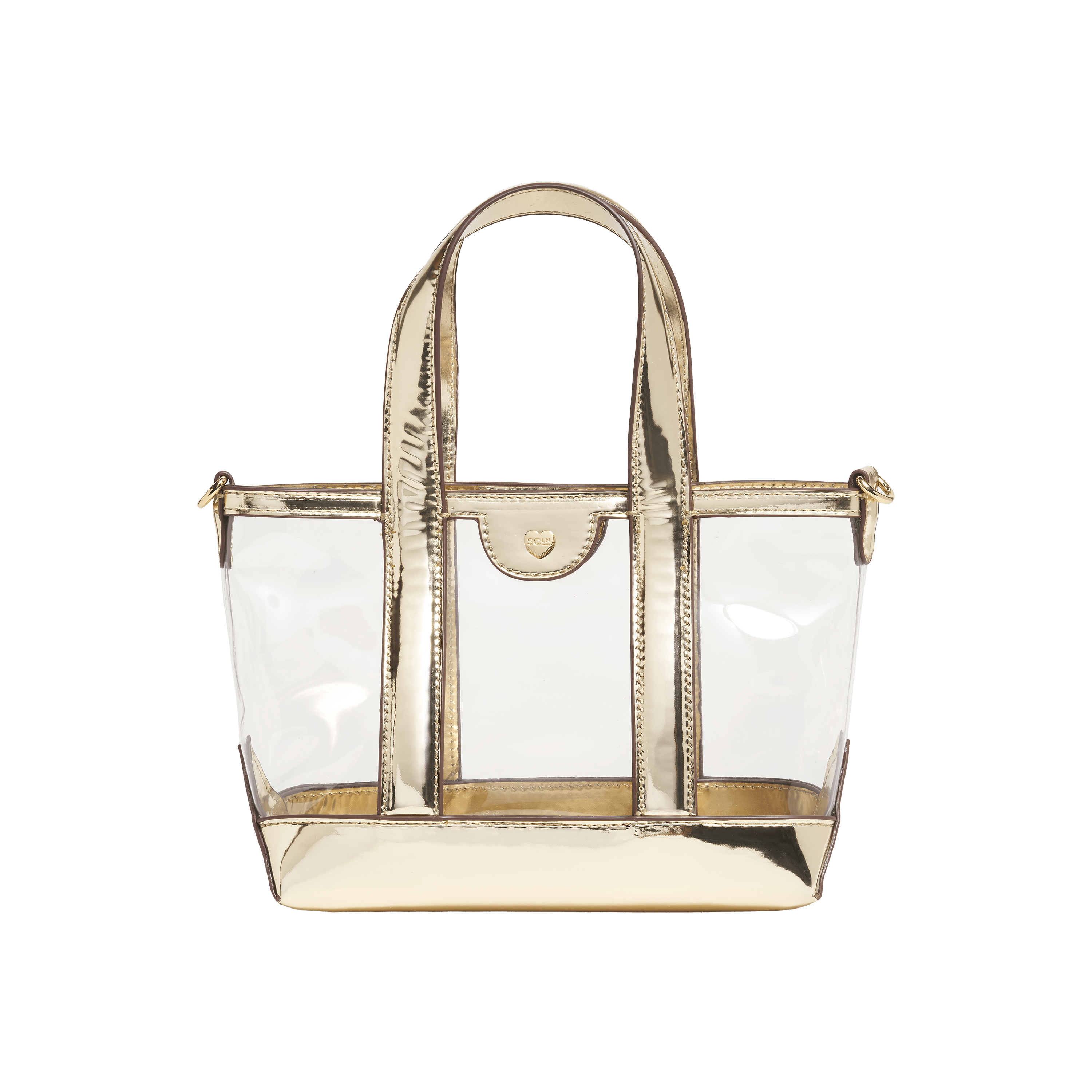 Clear Mini Tote Crossbody Bag