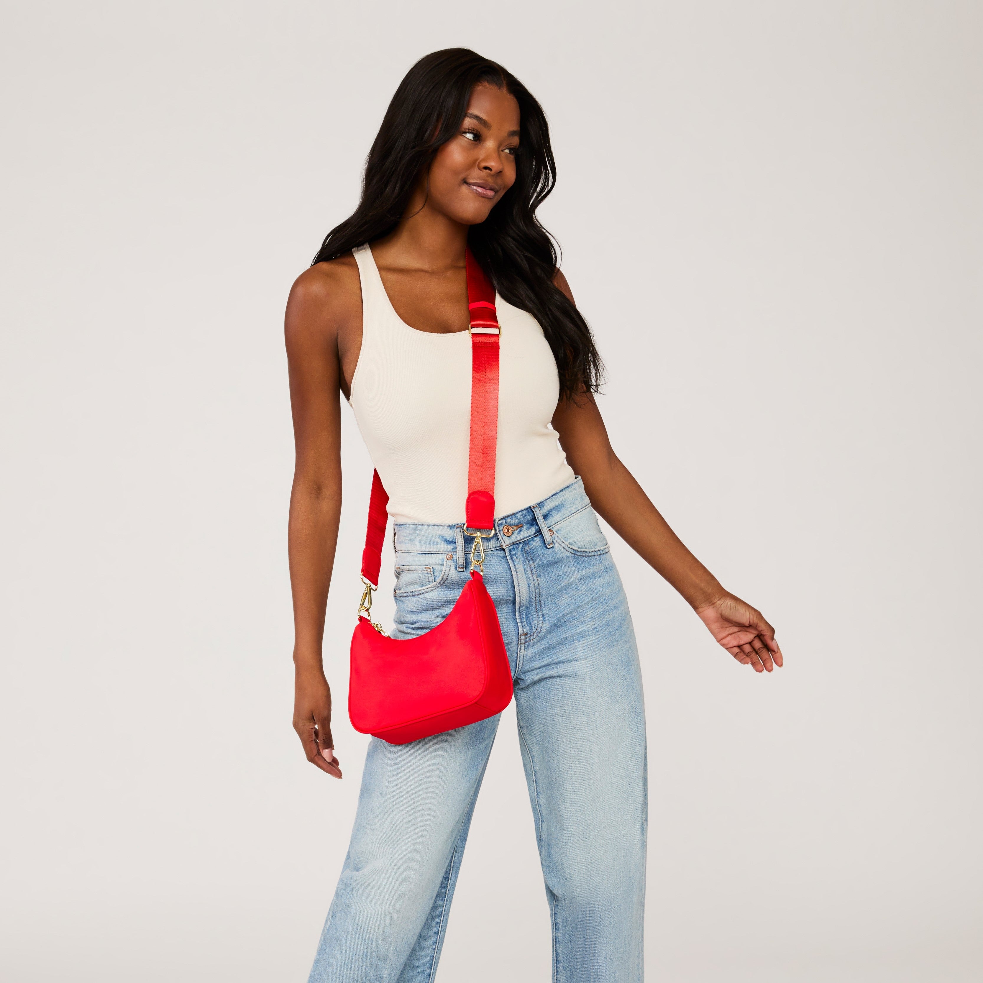 Curved Crossbody Bag
