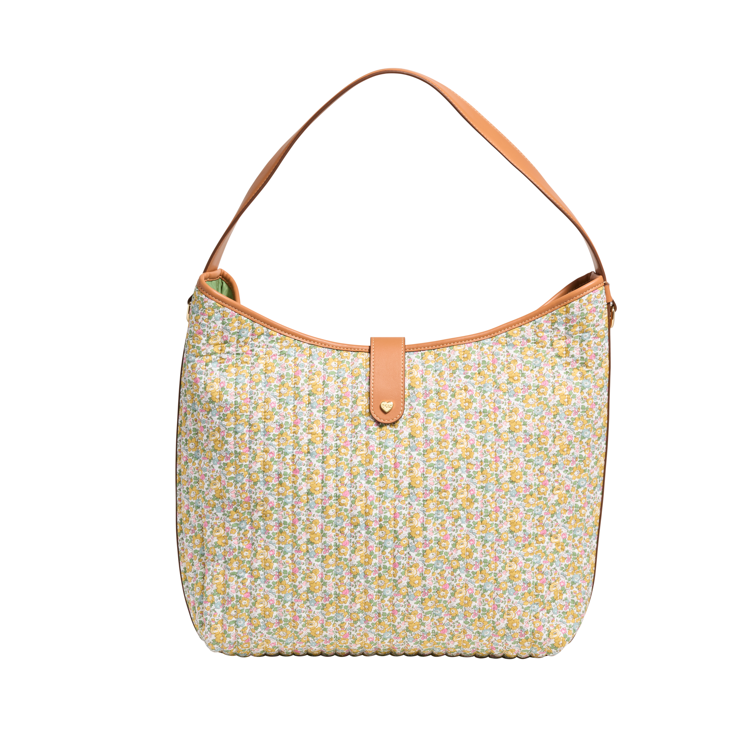 Slouchy Shoulder Bag Made with Liberty Fabric