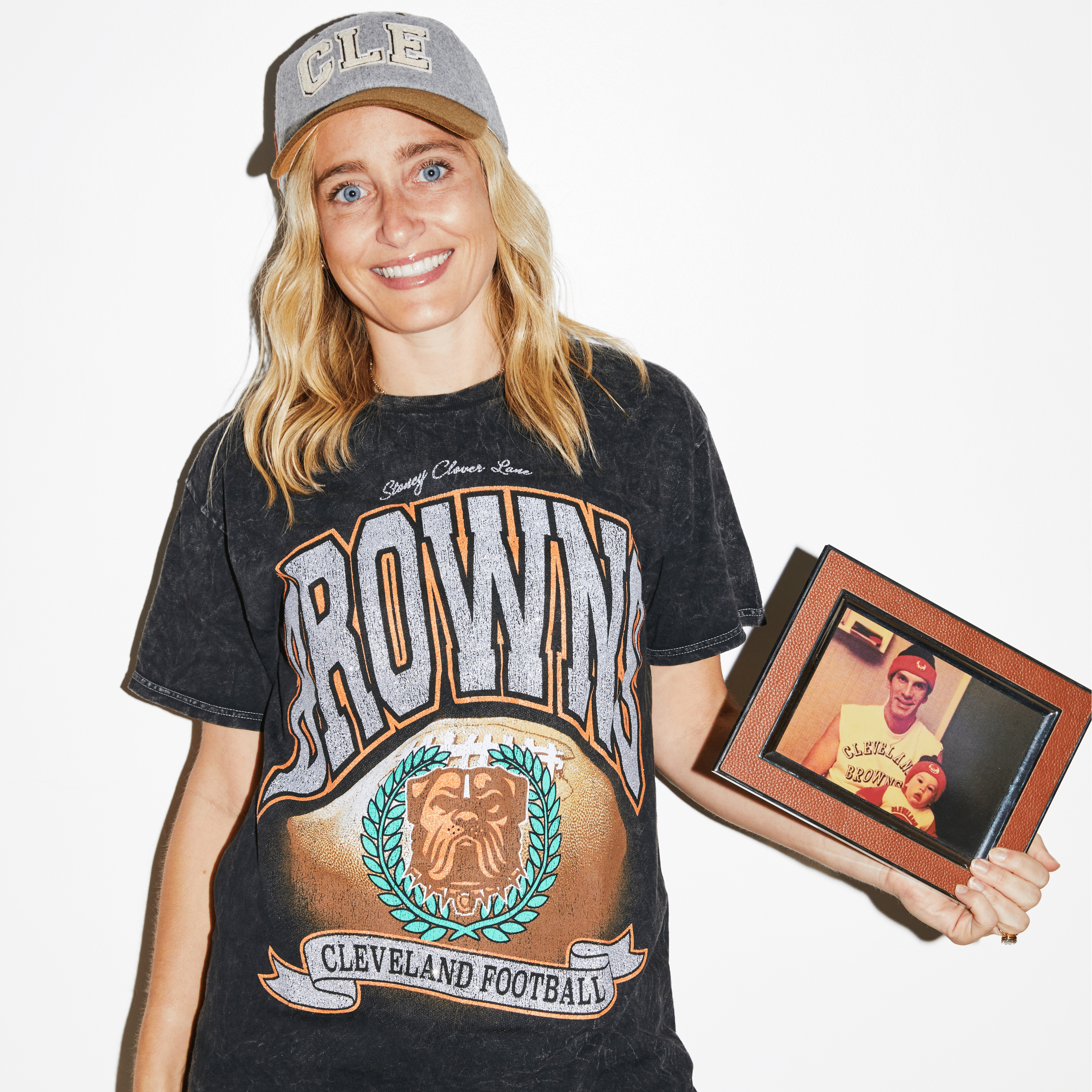 Stoney Clover Lane X '47 Cleveland Browns Block Clean Up Hat