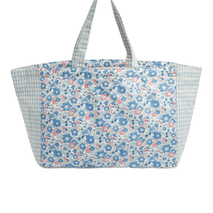 Large Everything Tote Made with Liberty Fabric