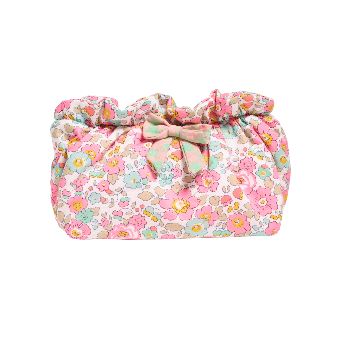 Bow Pouch Made with Liberty Fabric