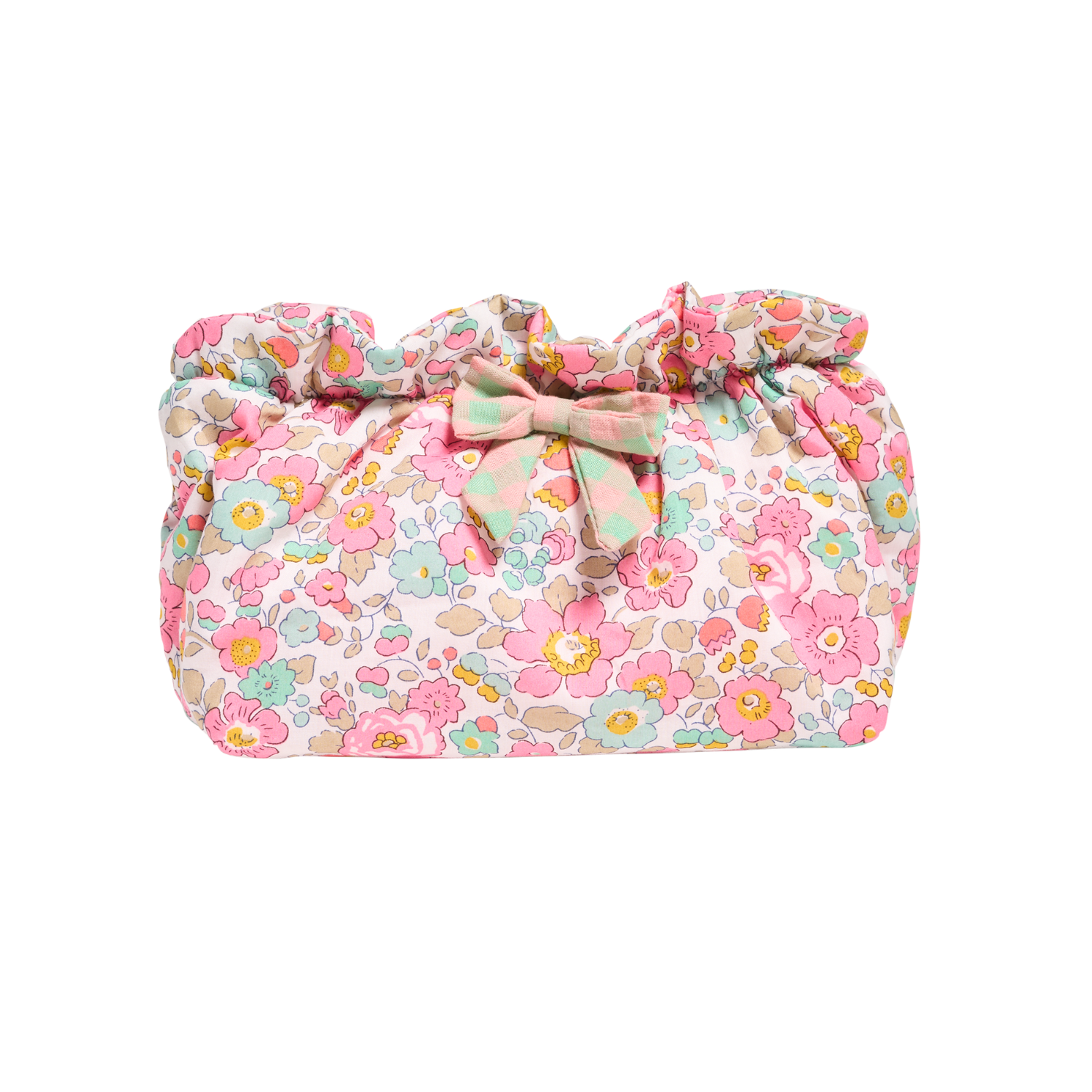 Bow Pouch Made with Liberty Fabric