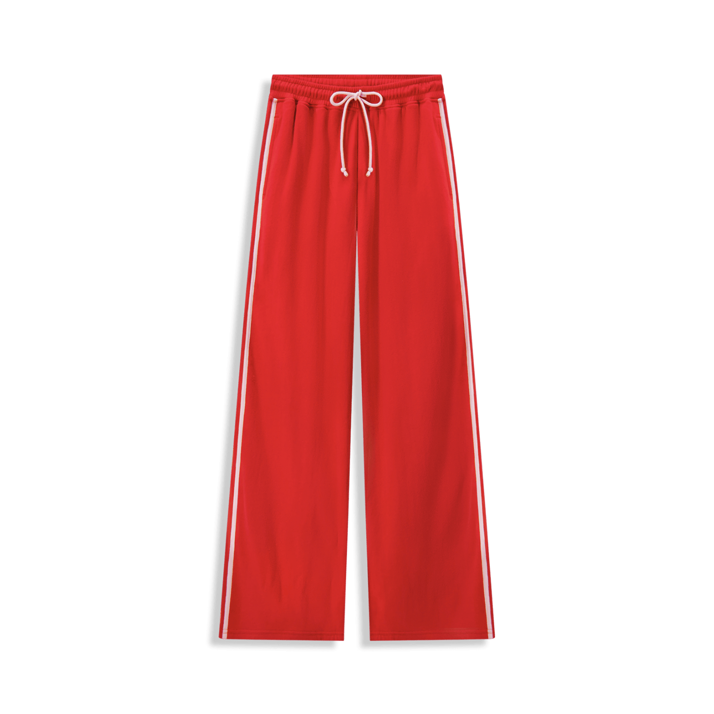 Fleece Straight Leg Pant with Side Stripe