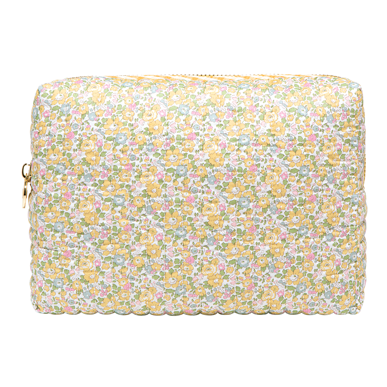 Large Quilted Pouch Made with Liberty Fabric