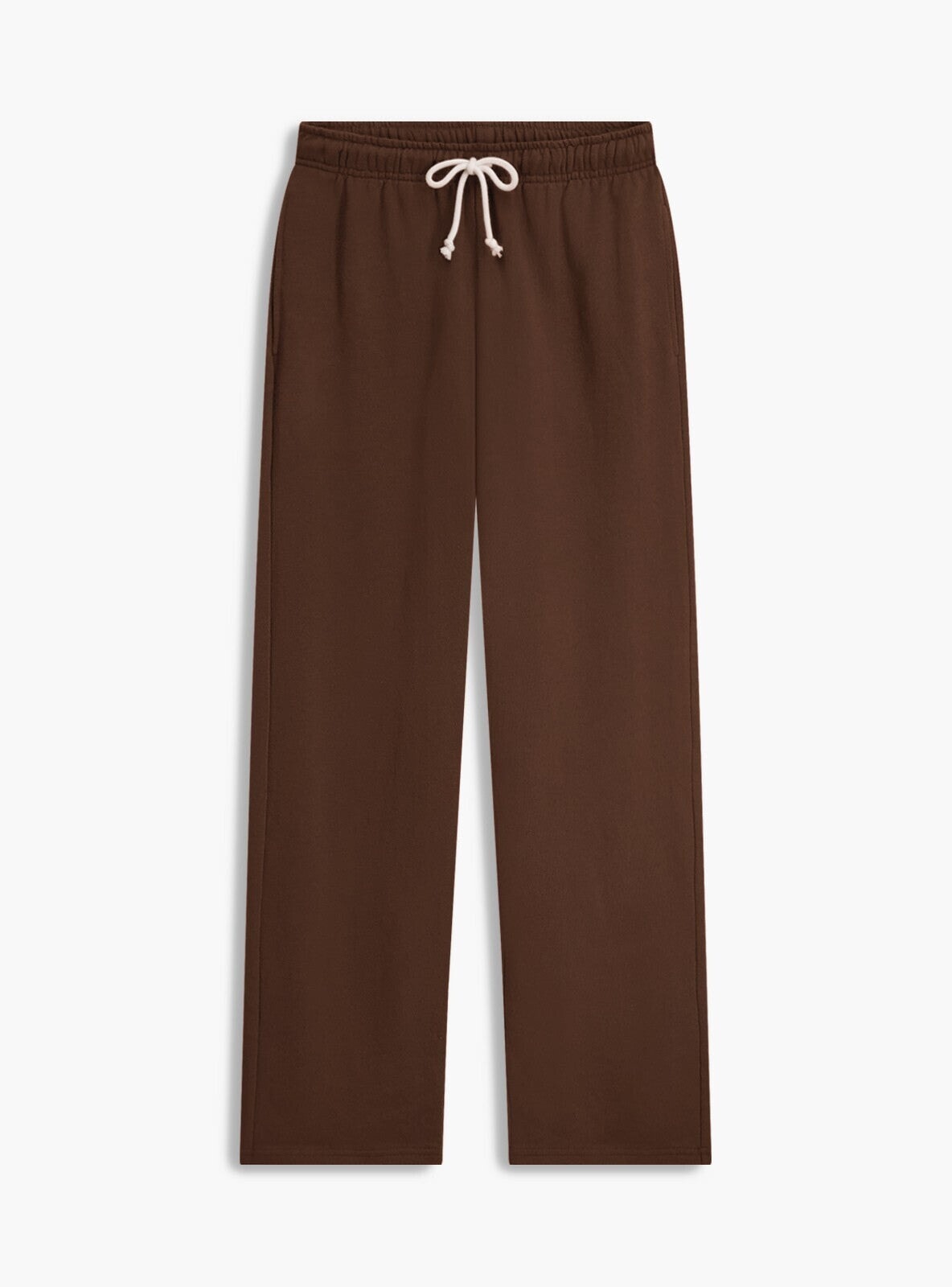 The French Terry Straight Leg Pant