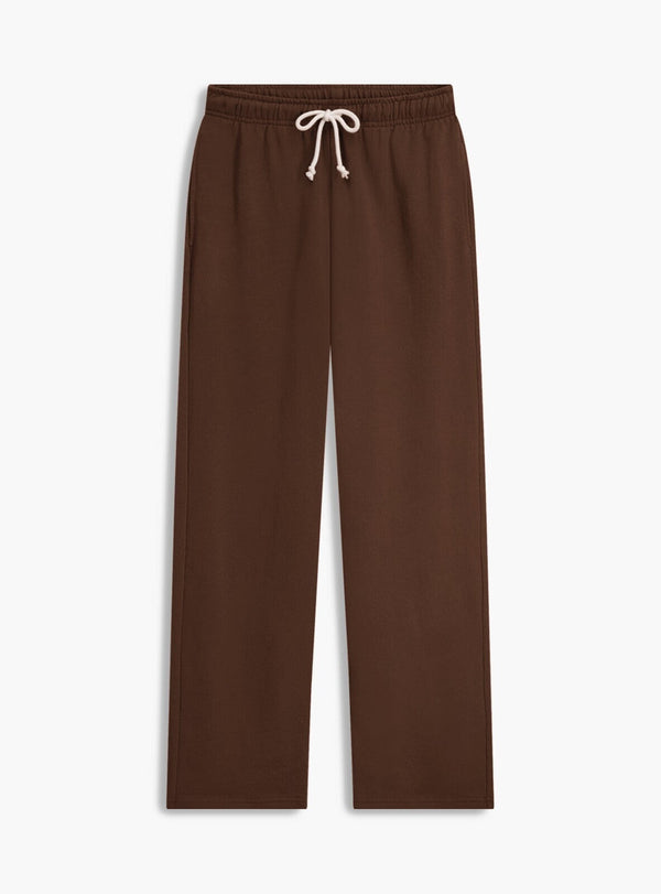 The French Terry Straight Leg Pant
