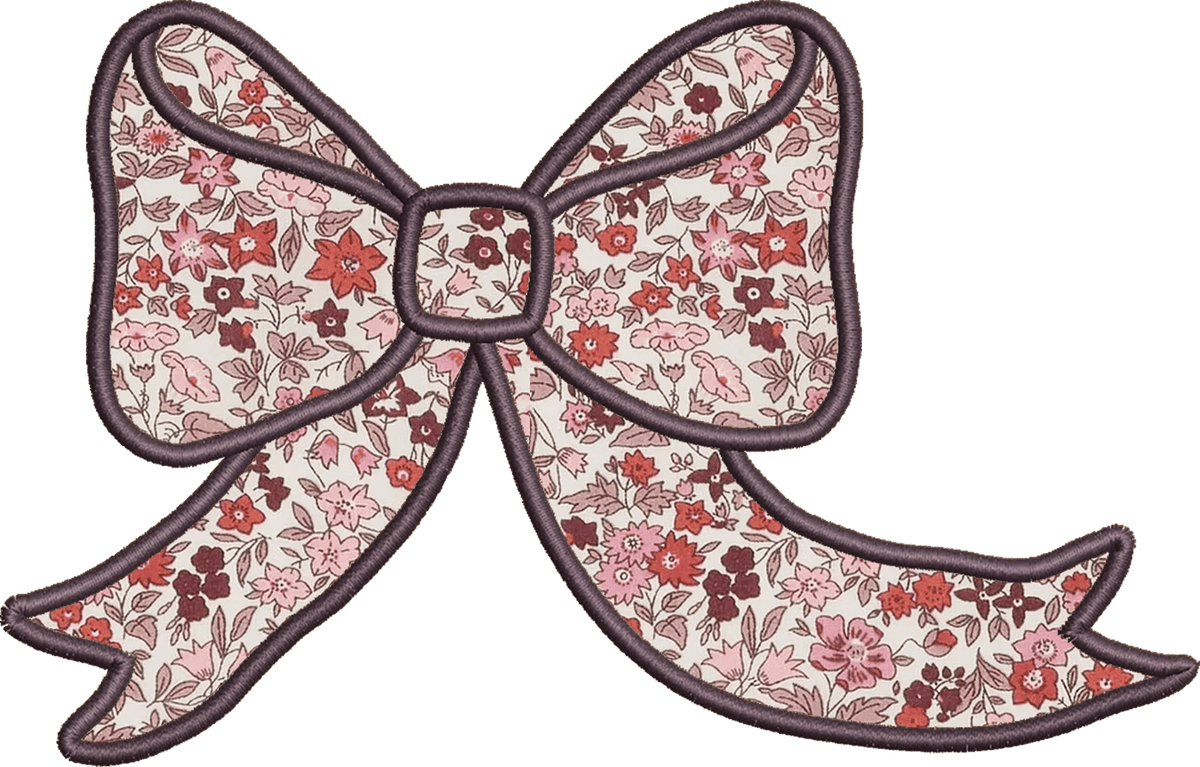 Ava Bow Patch Made with Liberty Fabric