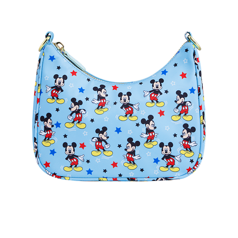 Mickey Mouse Curved Crossbody Bag