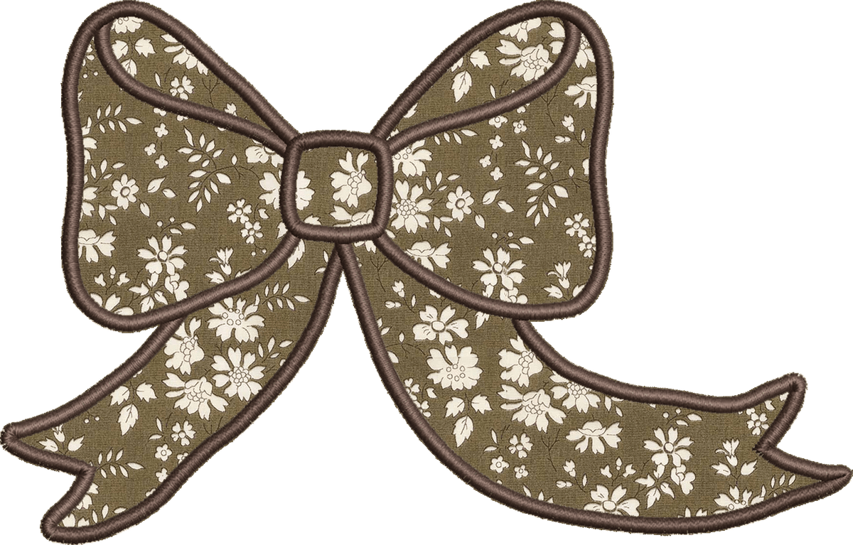 Capel Bow Patch Made with Liberty Fabric