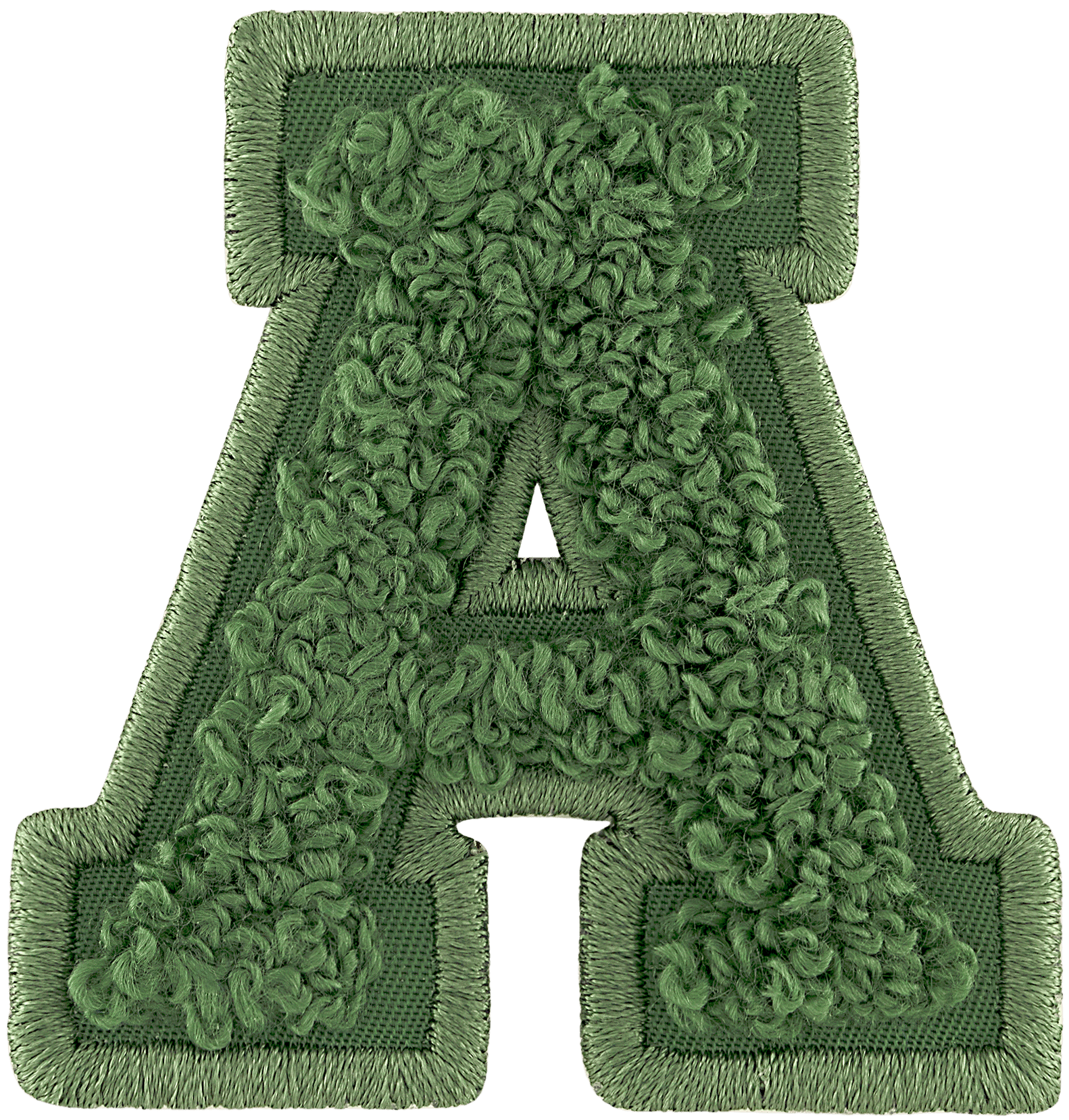 Olive Letter Patch