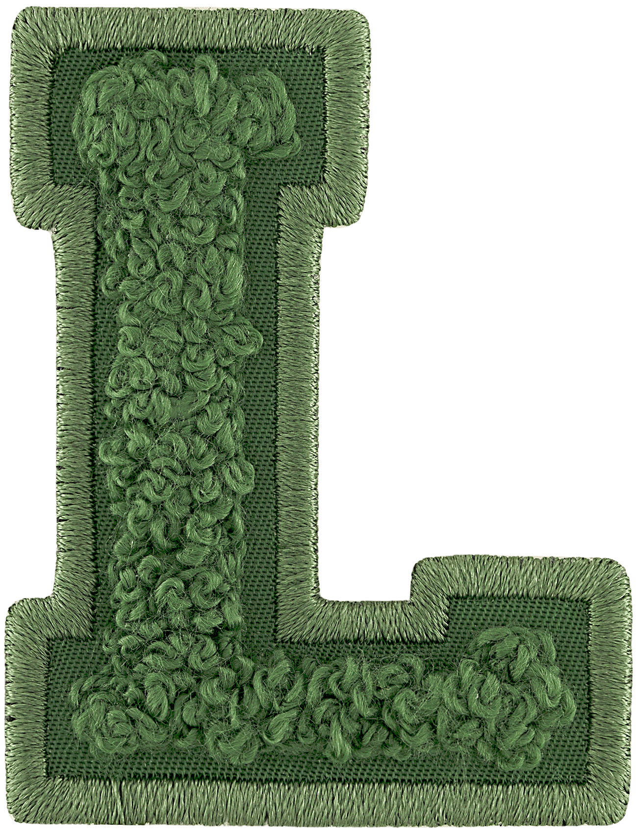 Olive Letter Patch