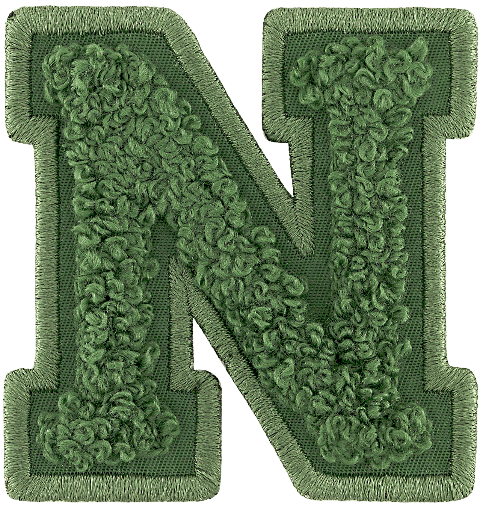 Olive Letter Patch