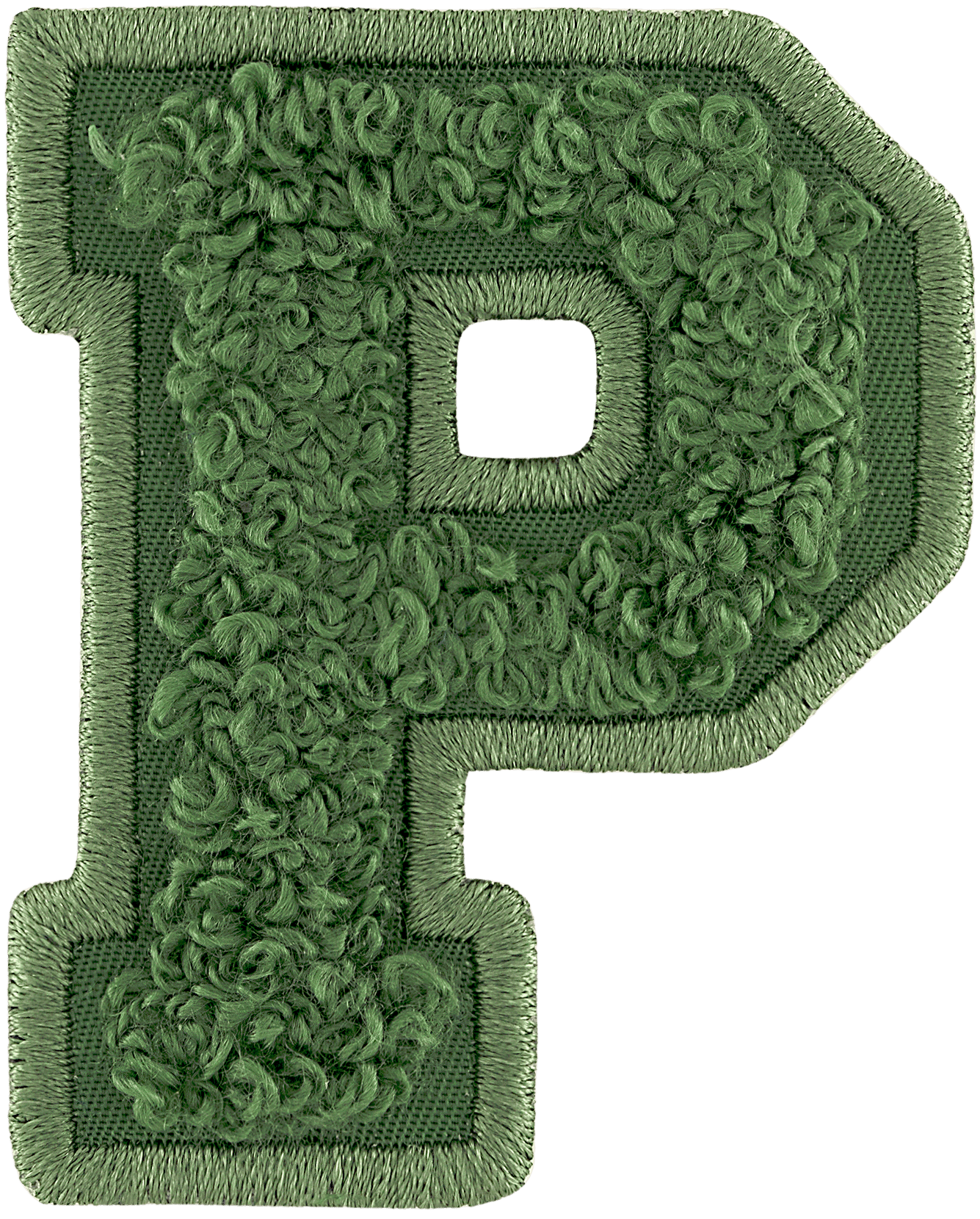 Olive Letter Patch