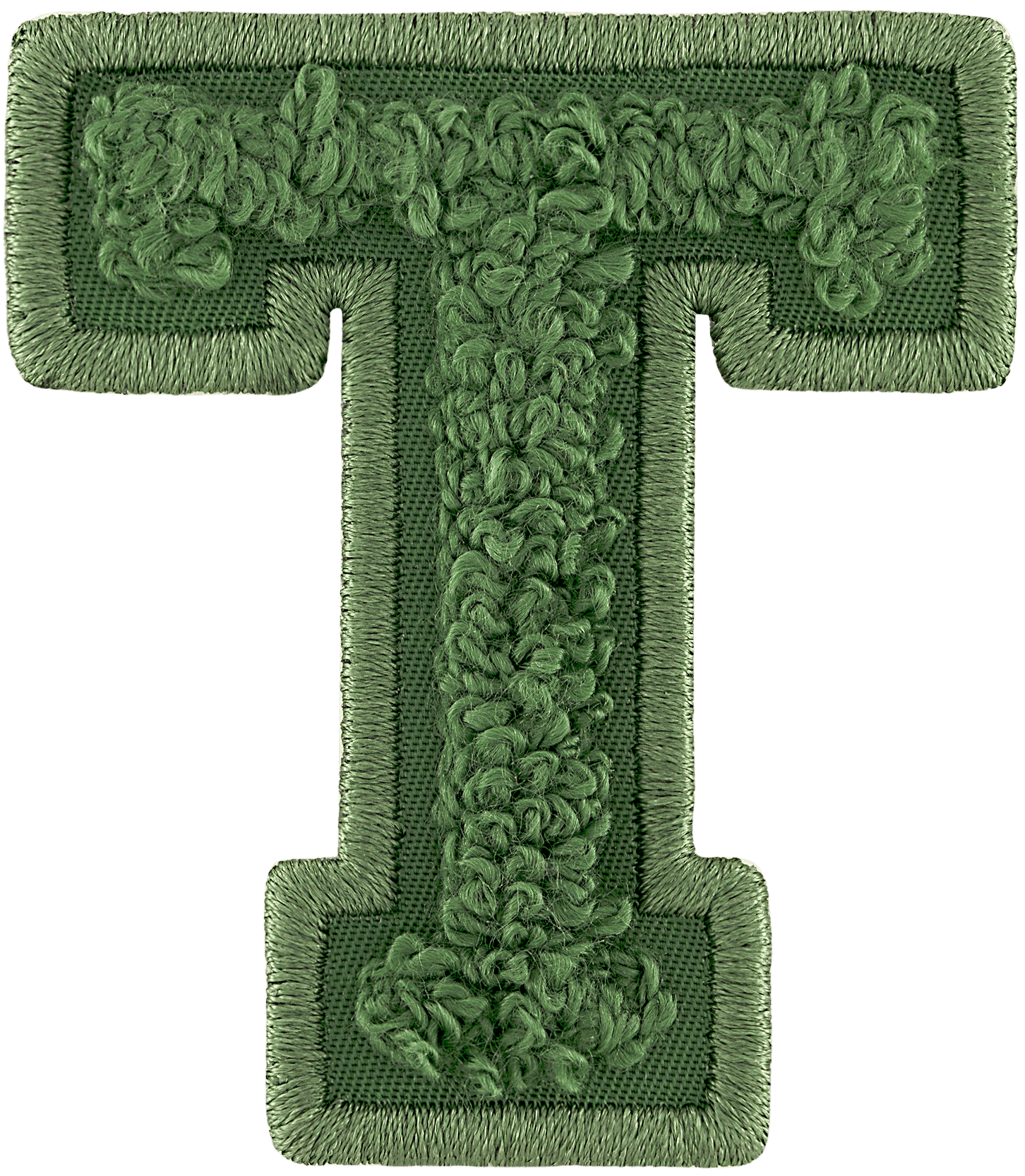 Olive Letter Patch