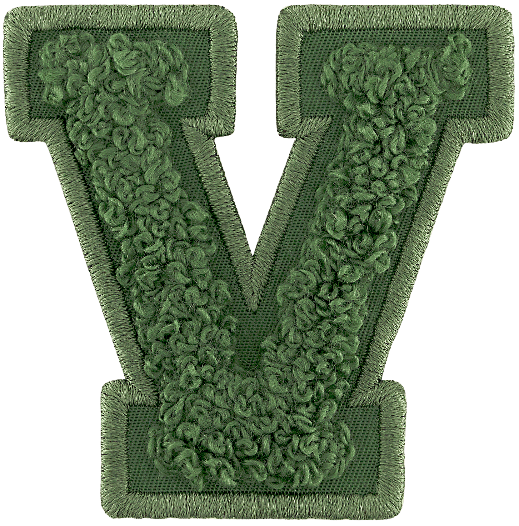 Olive Letter Patch
