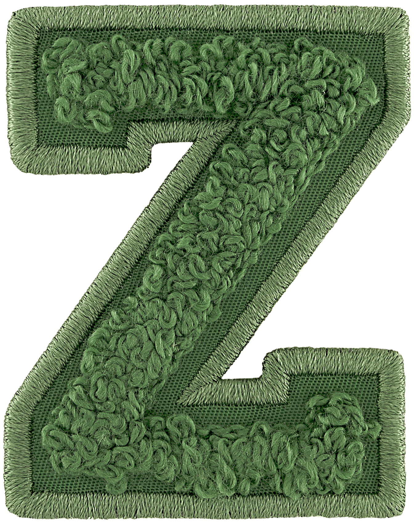 Olive Letter Patch