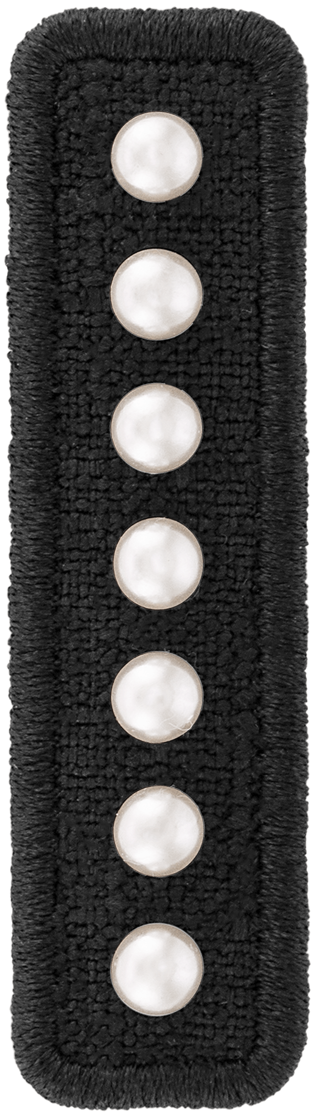 Black Pearl Letter Patch