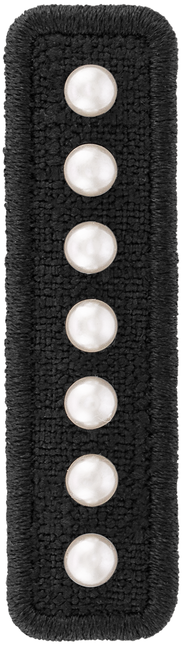 Black Pearl Letter Patch