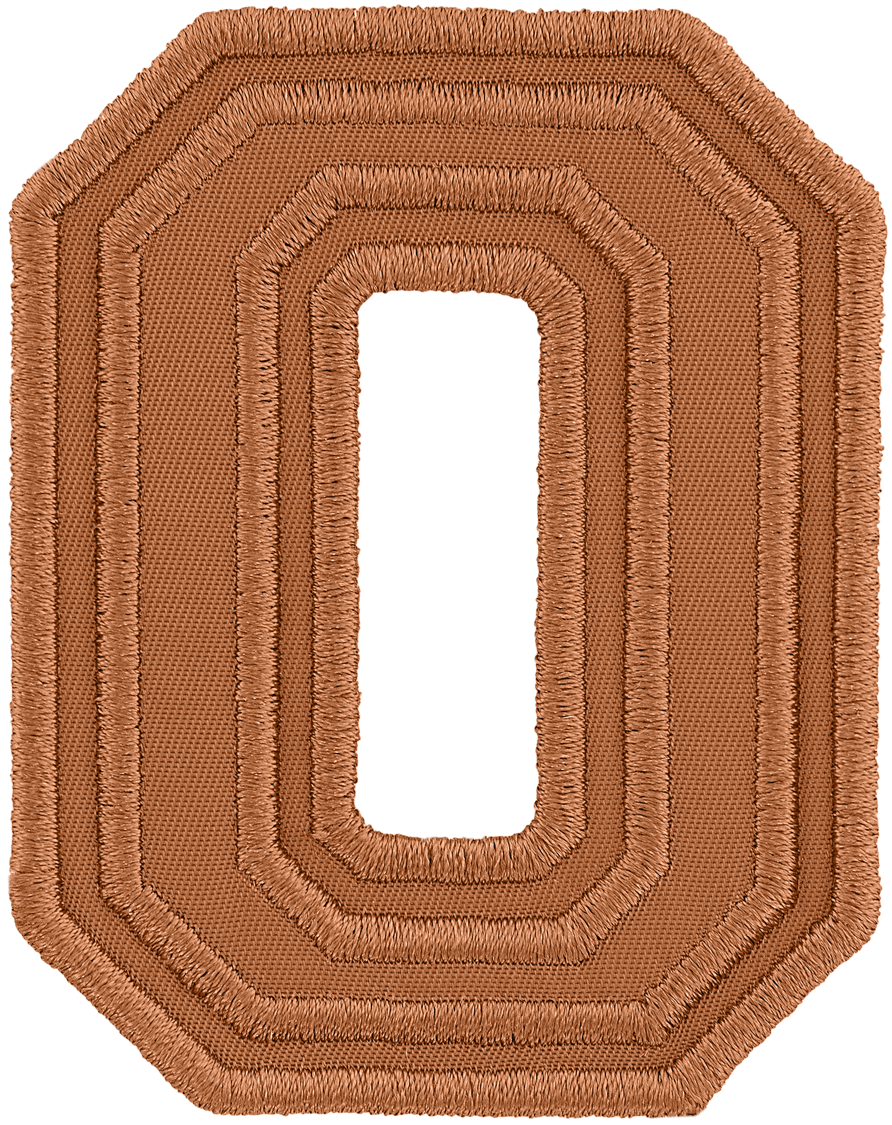 Camel Varsity Nylon Letter Patch
