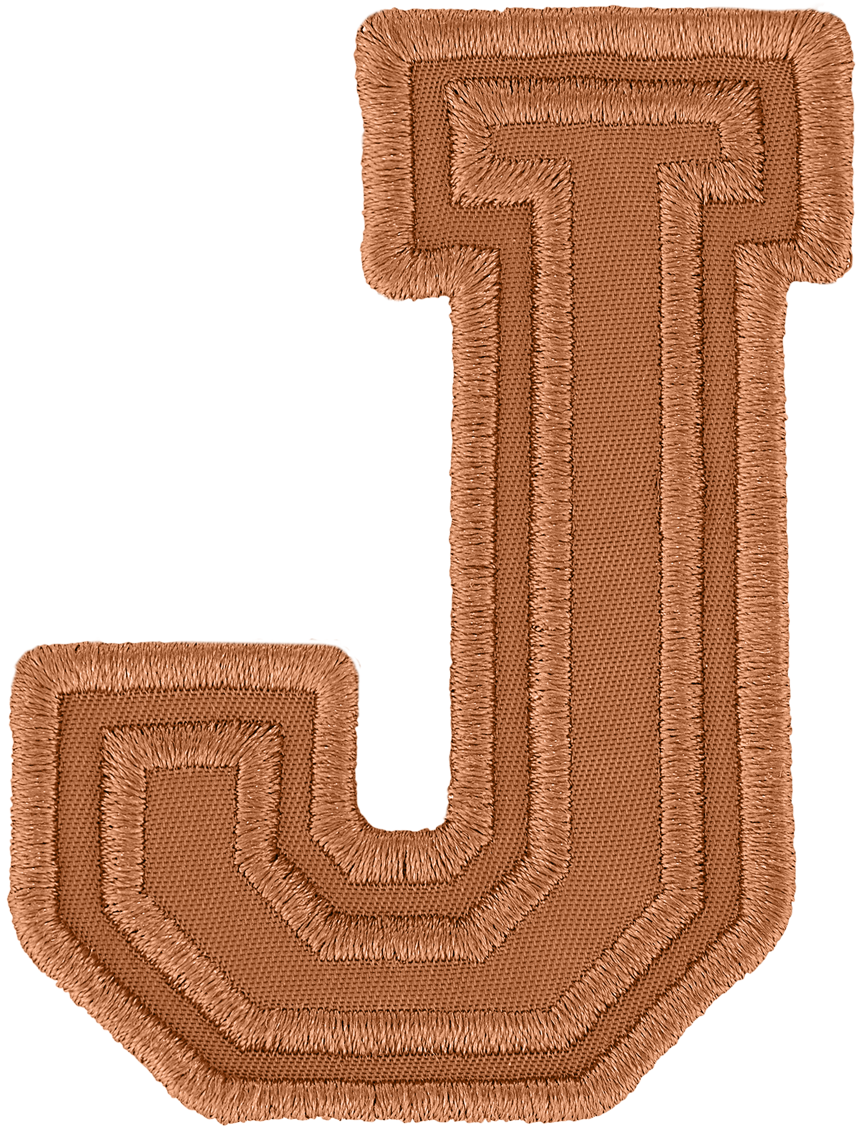 Camel Varsity Nylon Letter Patch
