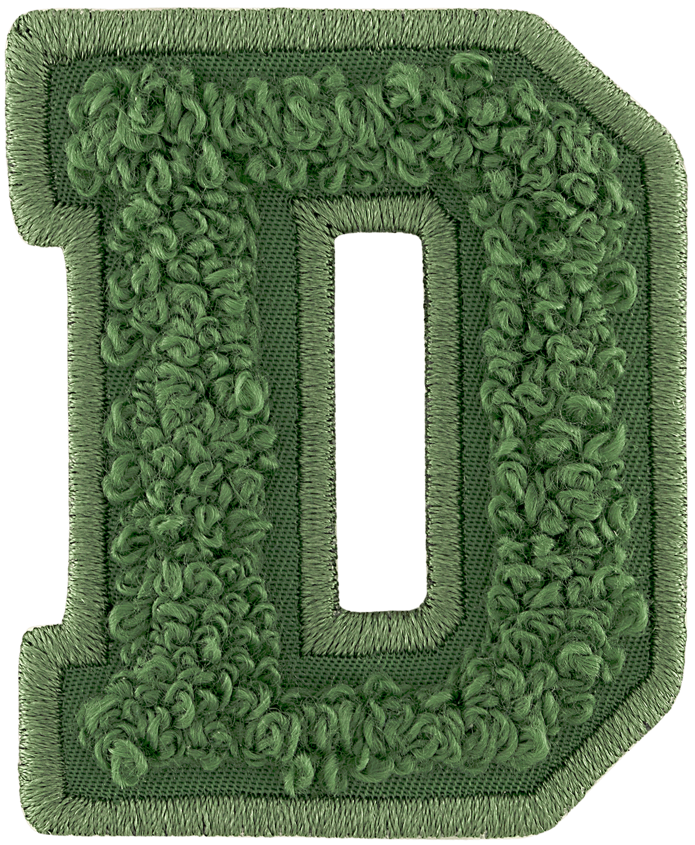 Olive Letter Patch