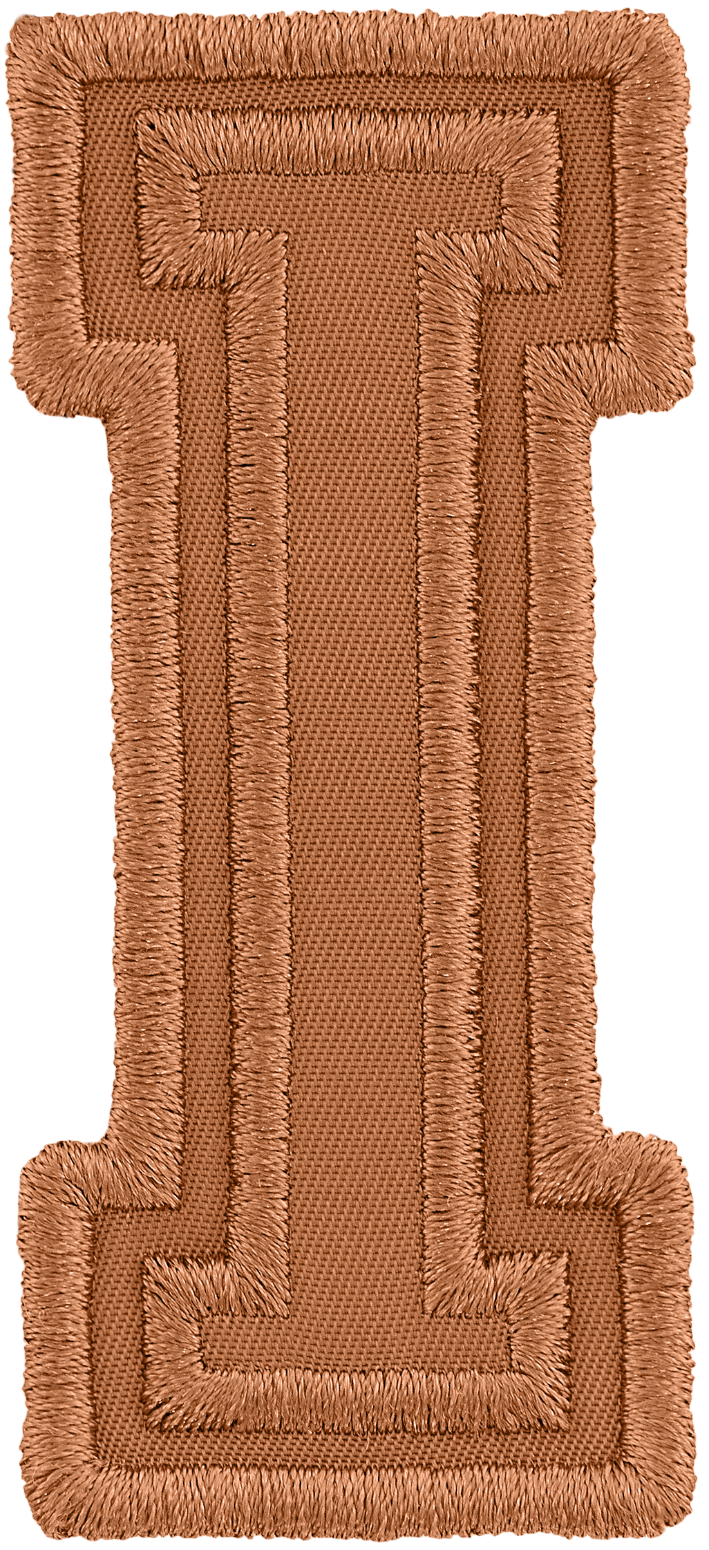 Camel Varsity Nylon Letter Patch