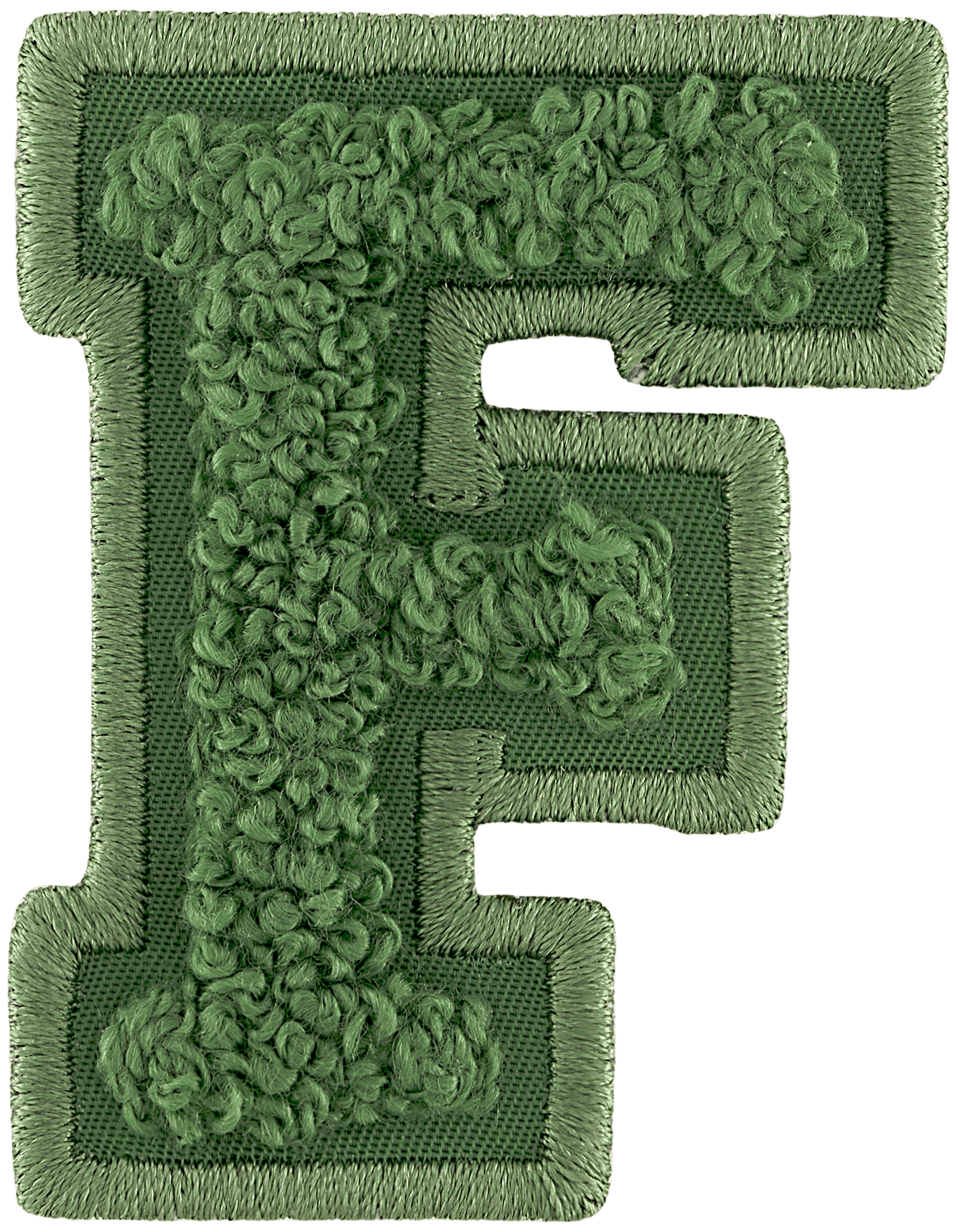 Olive Letter Patch