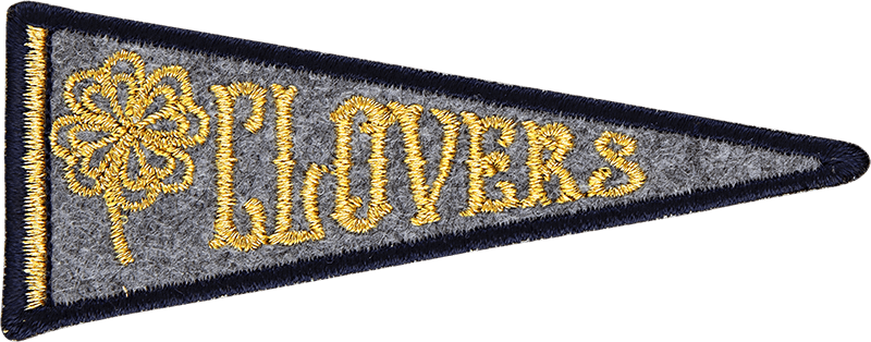 Clovers Pennant Patch