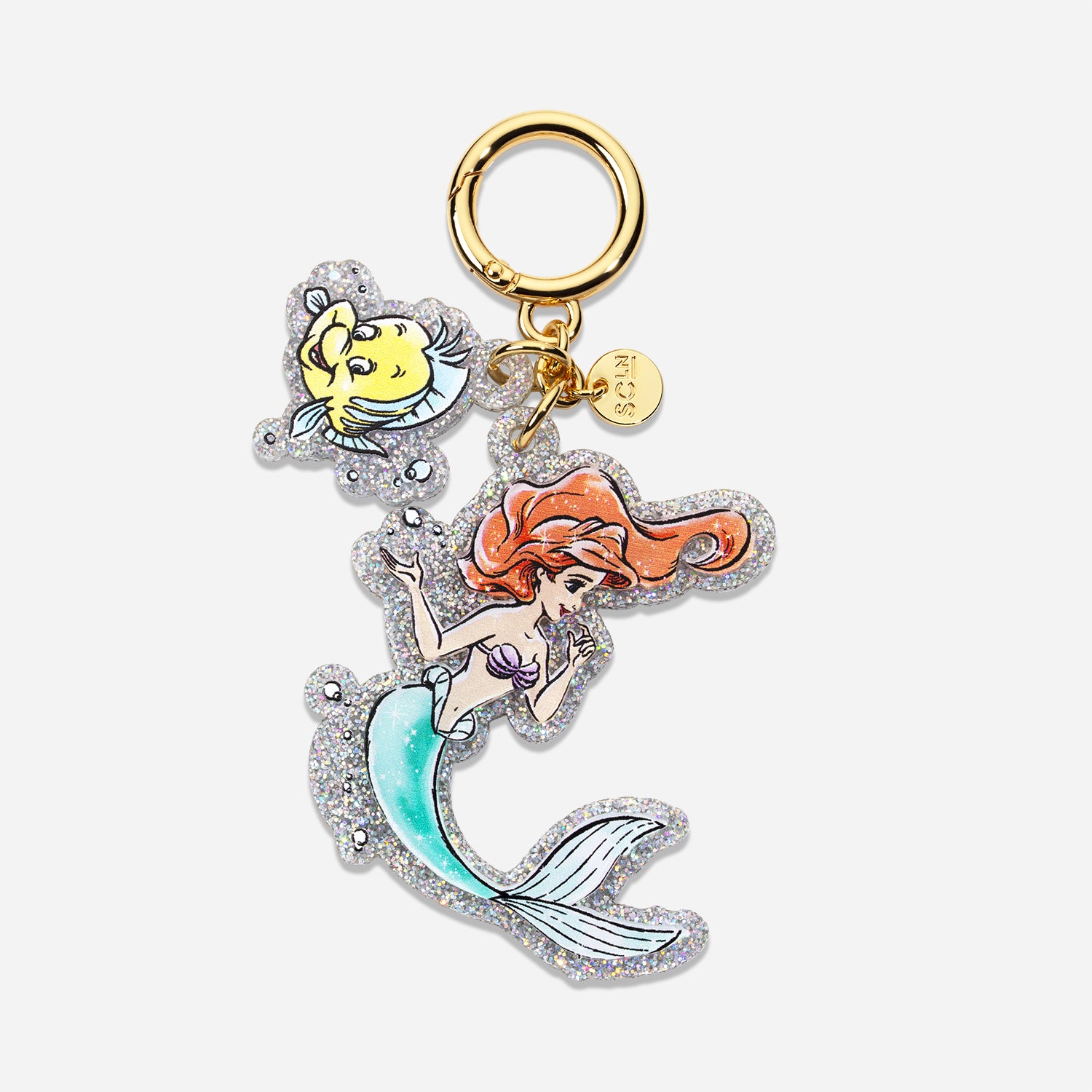 Ariel & Flounder Bag Charm
