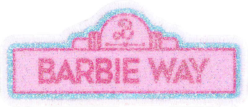 Barbie™ Way Glitter Patch