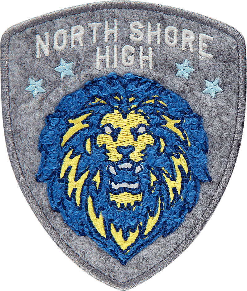 Mean Girls North Shore High Crest Patch