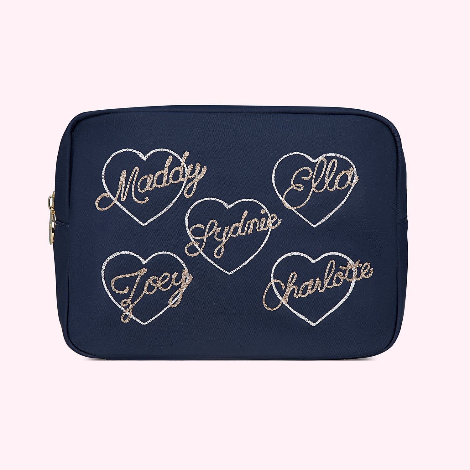 Mother's Day Custom Heart Large Pouch
