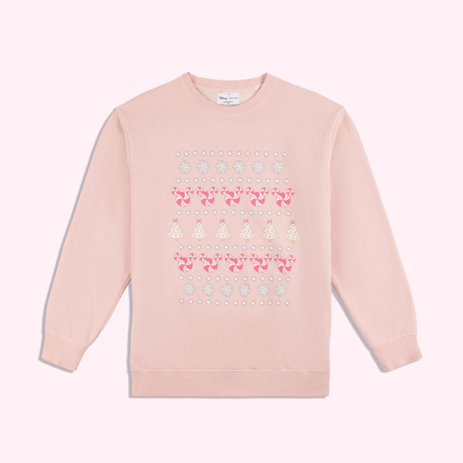 Disney Mickey & Minnie's Holiday Collection Pink Sweatshirt