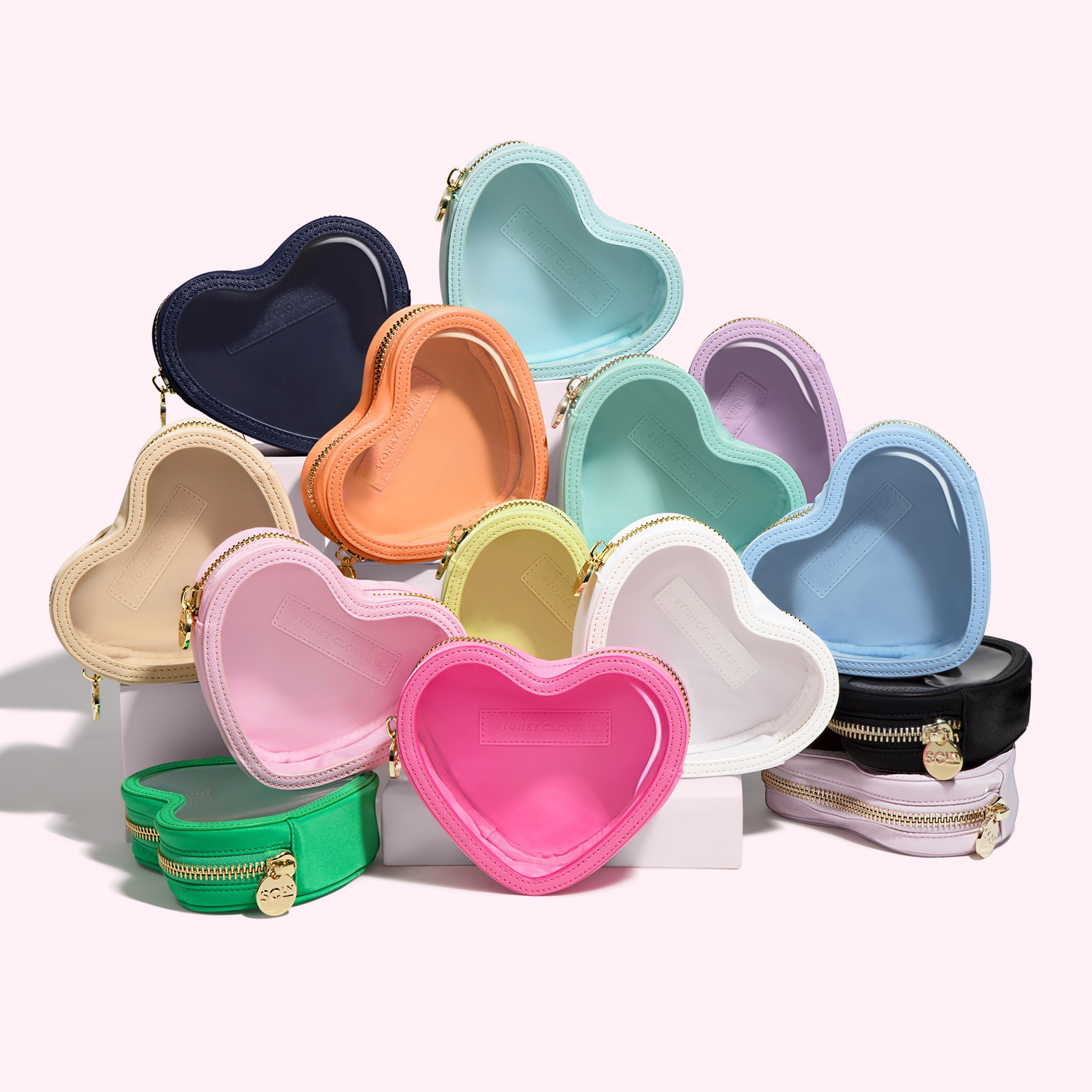 Leather Heart-shaped Pouch
