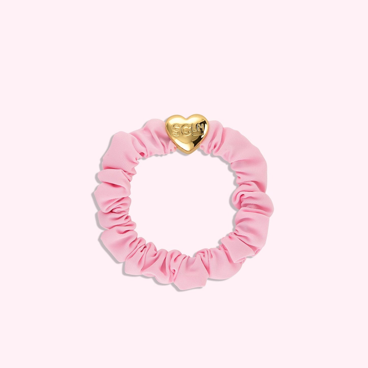Pink Charm Scrunchie Set