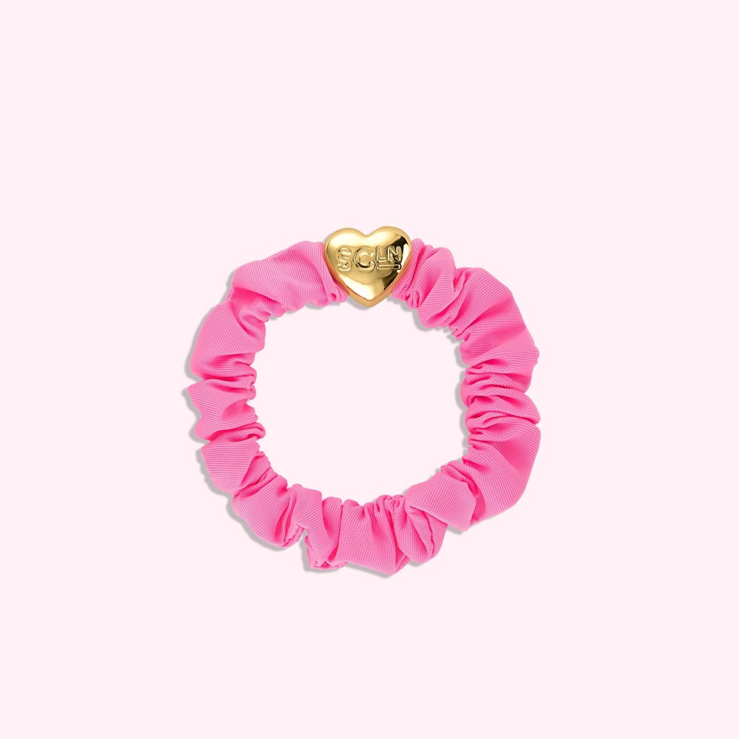Pink Charm Scrunchie Set