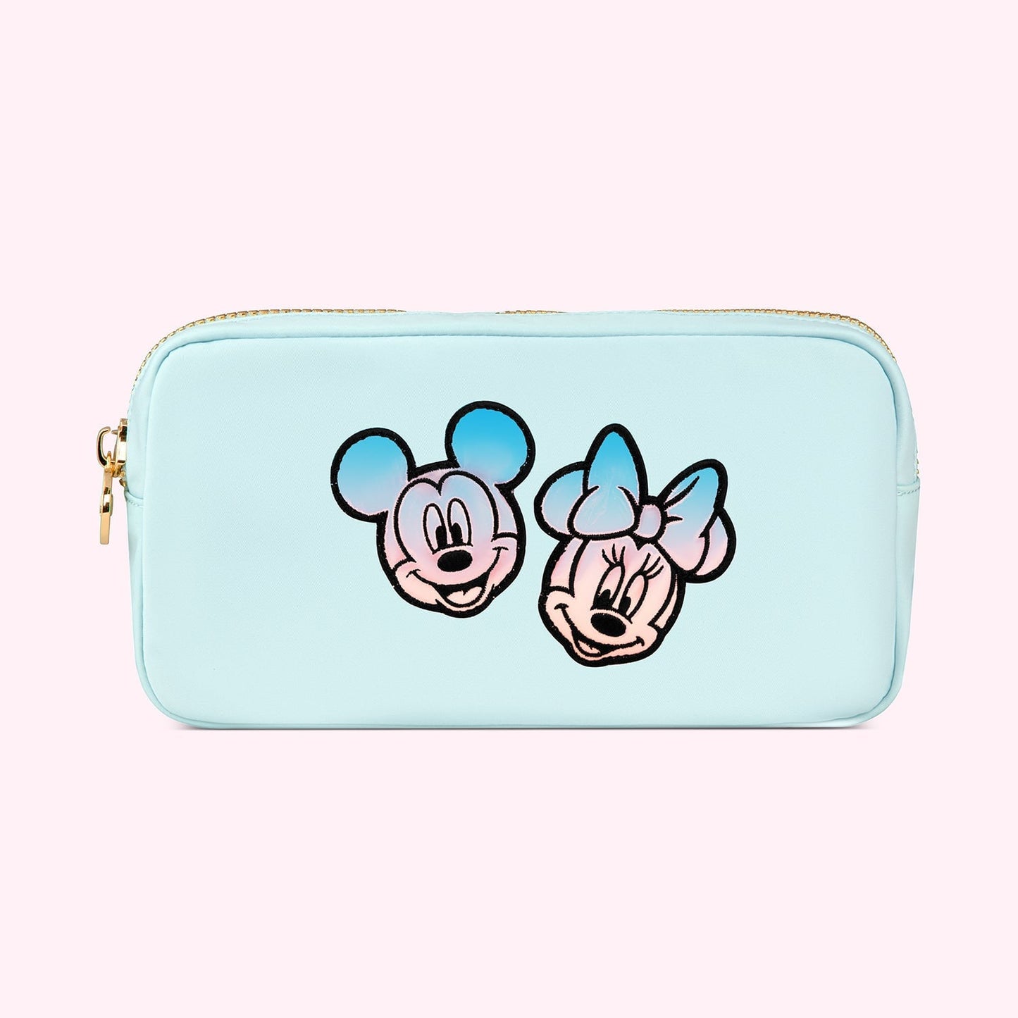Iridescent Disney Mickey & Minnie Small Pouch