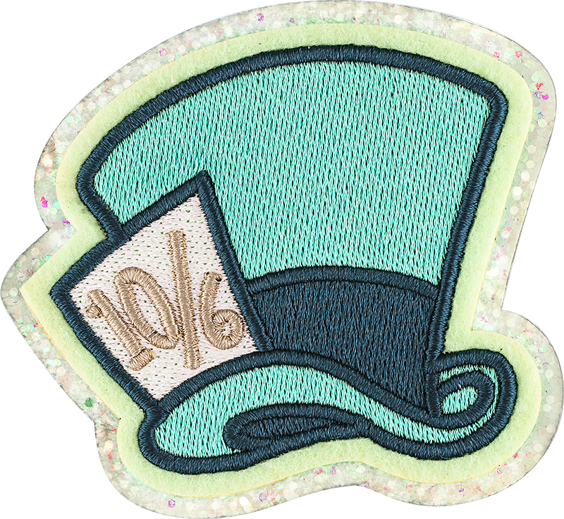 Mad Hatter's Hat Patch
