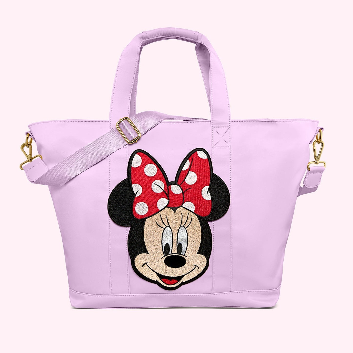Classic Grape Tote with Jumbo Minnie Patch