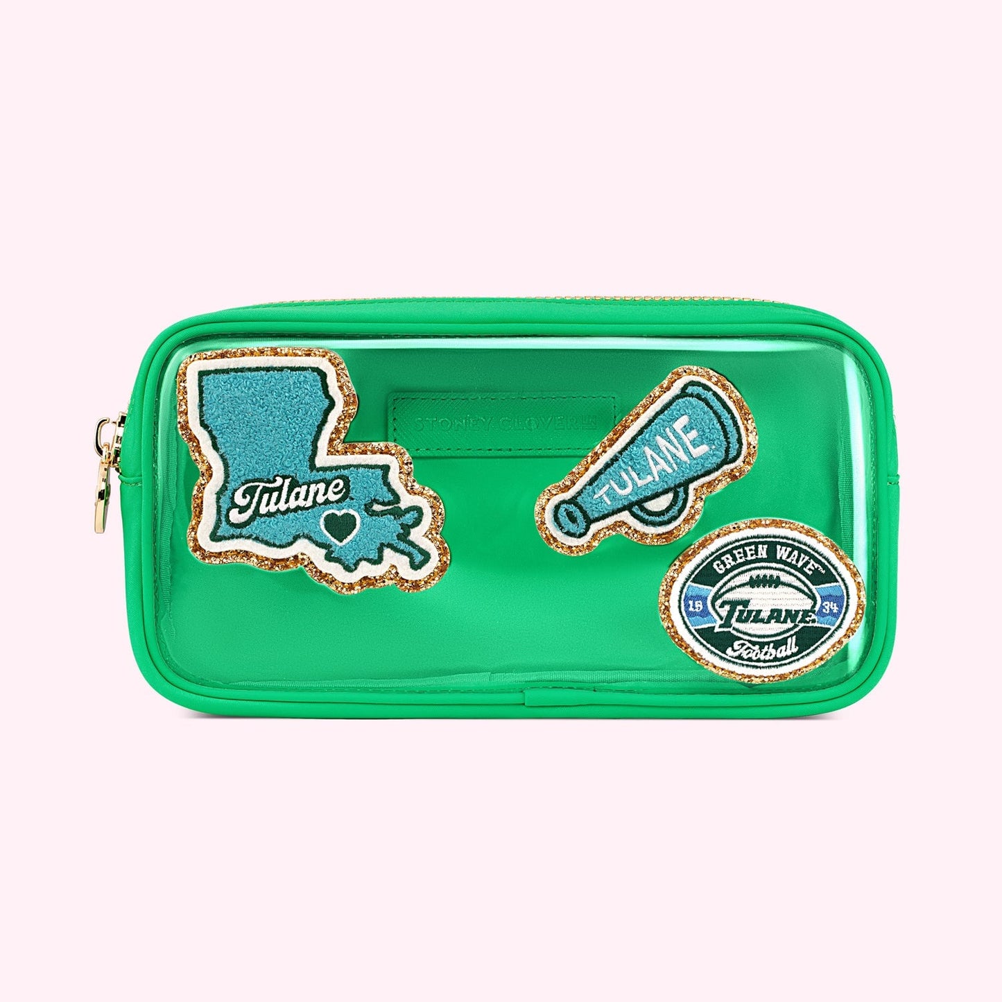 Tulane University Clear Front Small Pouch