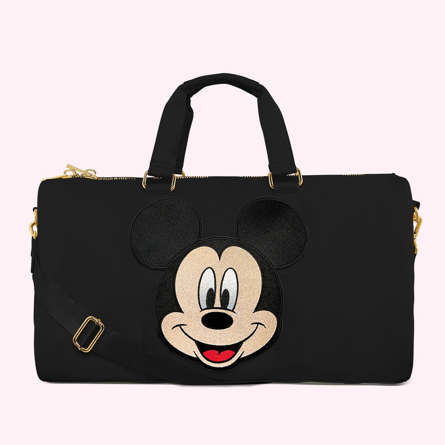 Classic Noir Duffle with Jumbo Mickey Patch