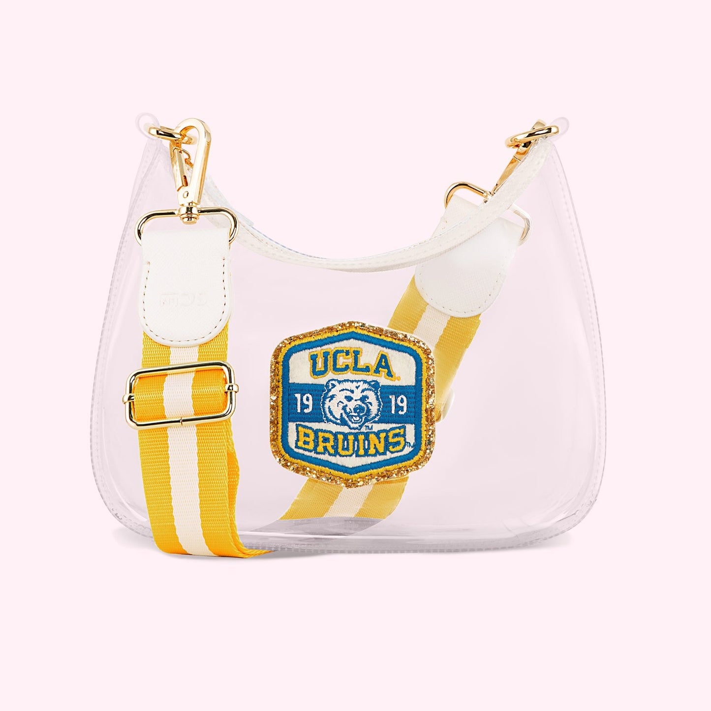 University of California Los Angeles Clear Curved Crossbody Bag